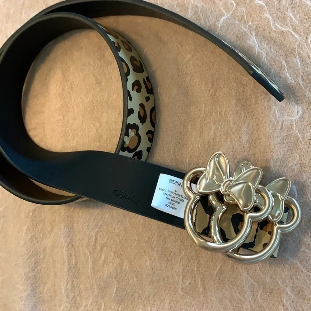 Disney girls belt animal print 41” long